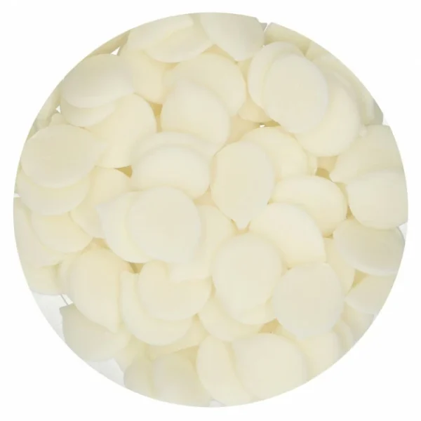 Pistoles Deco Melts Blanc Naturel 250g FunCakes 4