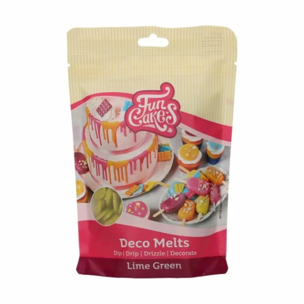Pistoles Deco Melts Citron Vert 250g FunCakes 1