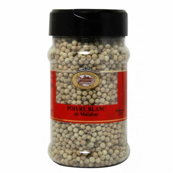 Poivre Blanc De Malabar 210 G Le Comptoir Colonial 1