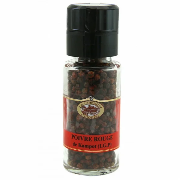 Poivre Rouge Kampot IGP 50 G Le Comptoir Colonial 1