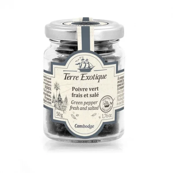 Poivre Vert Frais Et Salé 50 G Terre Exotique 1
