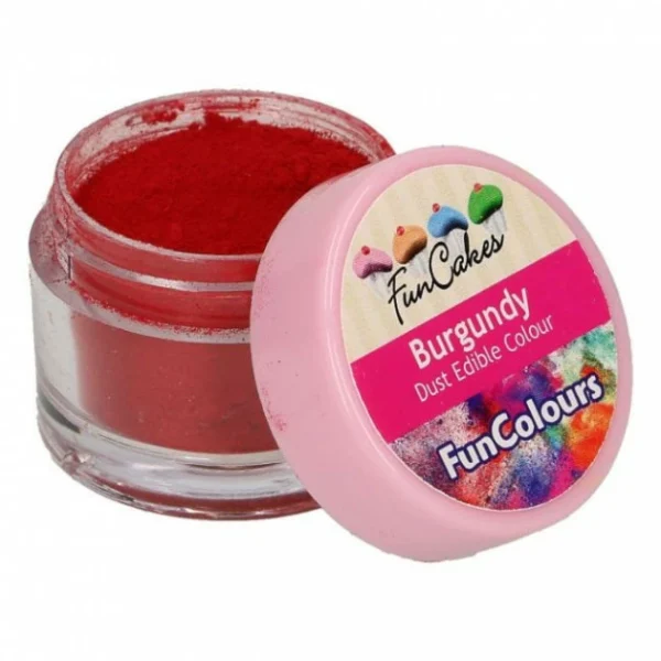 Poudre Comestible Rouge Bordeaux 1,5 G FunCakes 3
