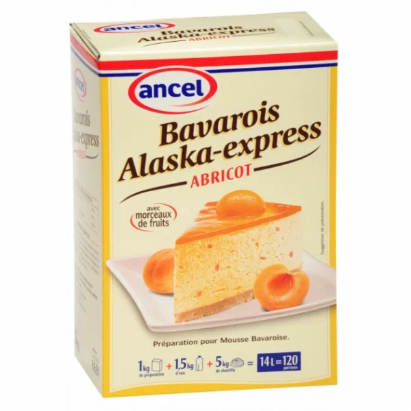 Préparation bavarois Alaska-Express Abricot 1 kg 1