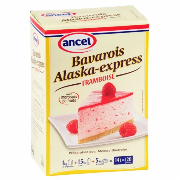 Préparation bavarois Alaska-Express Framboise 1 kg 1