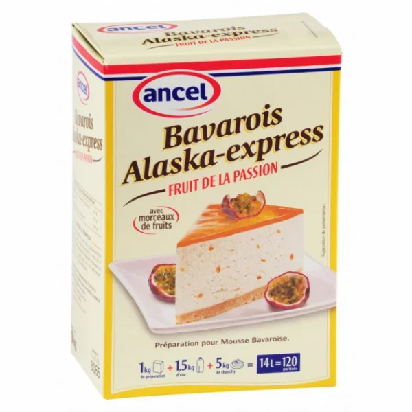 Préparation bavarois Alaska-Express Fruits de la passion 1 kg 1