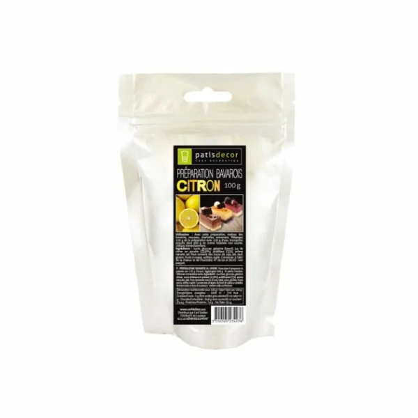 Préparation Bavarois Gel Citron 100 g Patisdécor 1