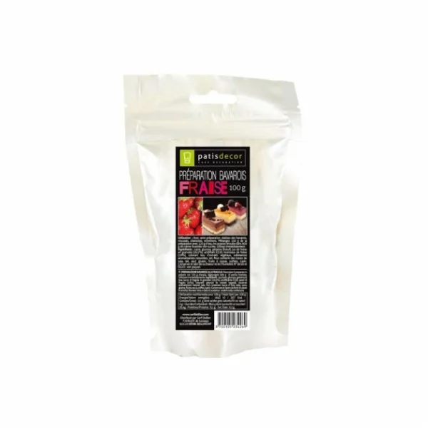 Préparation Bavarois Gel Fraise 100 g Patisdécor 1