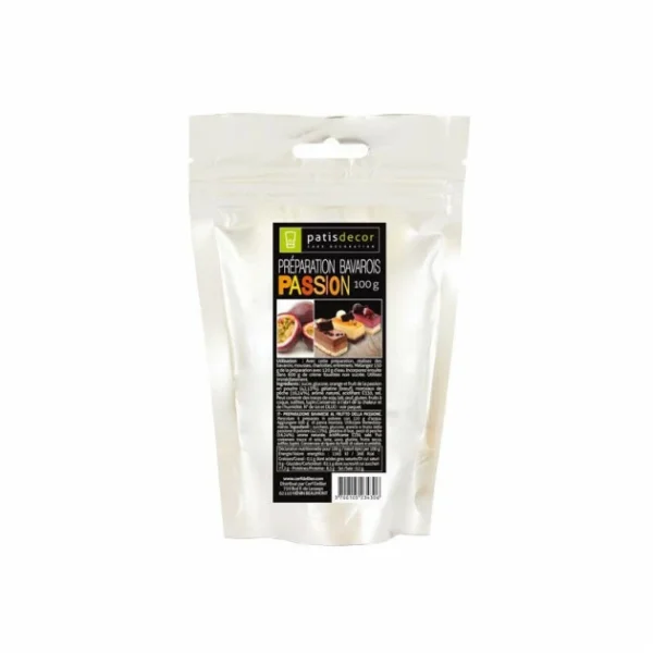 PATISDECOR Préparation Bavarois Gel Passion 100 G Patisdécor 1