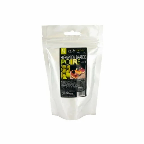 Préparation Bavarois Gel Poire 100 g Patisdécor 1