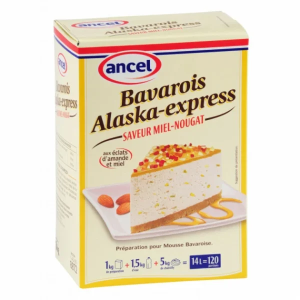 Préparation bavarois Miel Nougat 1 kg Alaska-Express 1
