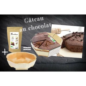 Préparation Bio Gâteau au Chocolat + Moule en Bois Mirontaine 8