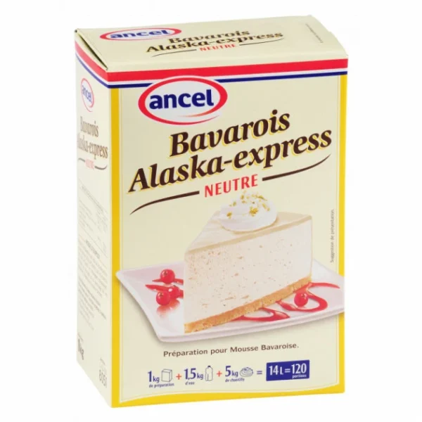 Préparation Mousse Bavaroise Alaska Neutre 1 kg 1