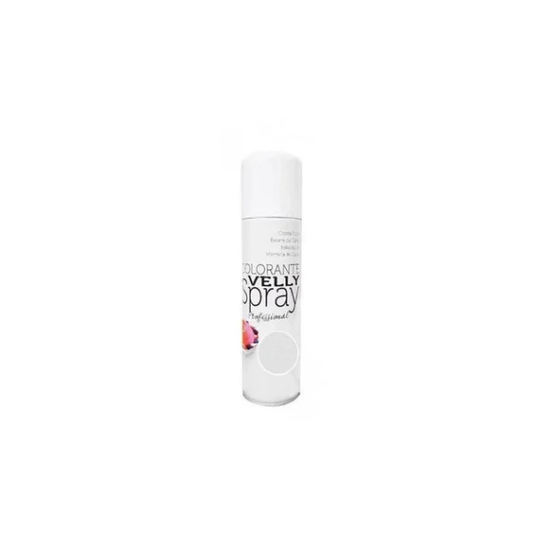 Spray Velours Blanc (Neutre) 250 Ml Colorant Alimentaire Velly Spray Pro 1