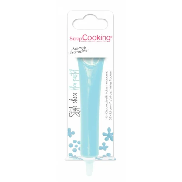 Stylo Chocolat Bleu Ciel 25 g ScrapCooking 1