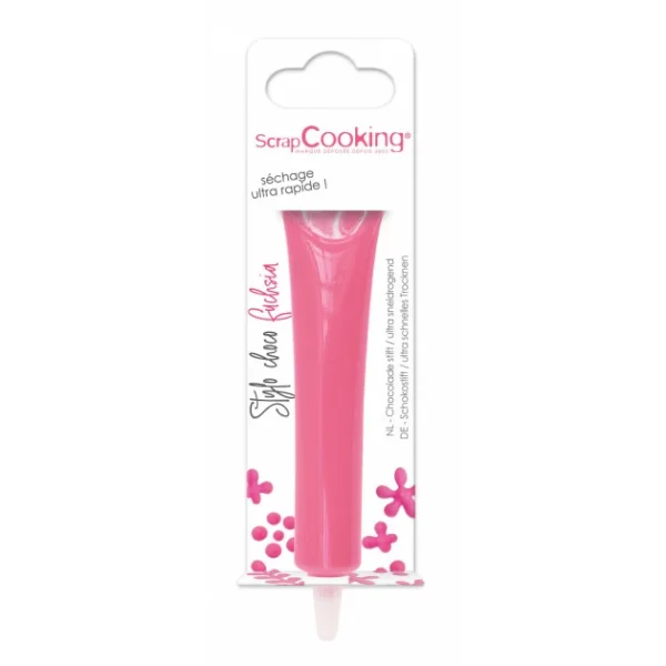 Stylo Chocolat Fuchsia 25 g ScrapCooking 1