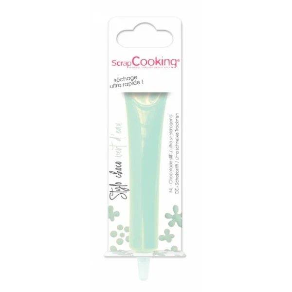 Stylo Chocolat Vert d’Eau 25 g ScrapCooking 1
