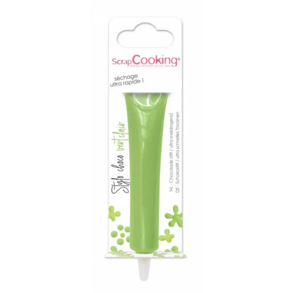 Stylo Chocolat Vert Pomme 25 g ScrapCooking 1