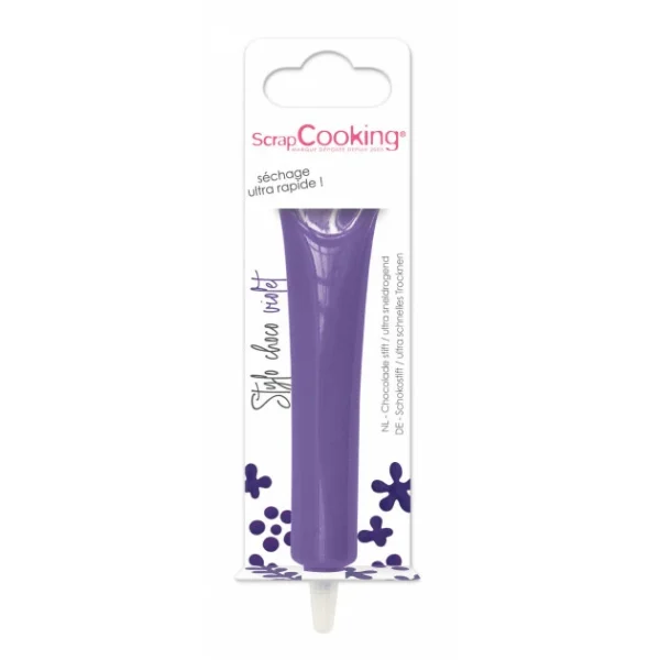 Stylo Chocolat Violet 25 g ScrapCooking 1