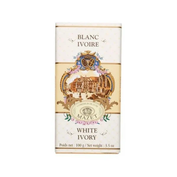 Tablette Chocolat Blanc Ivoire Mazet 100 g 1