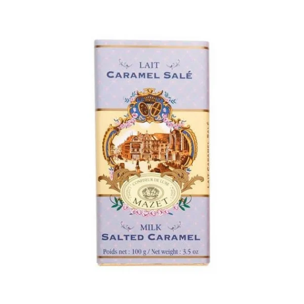 Tablette Chocolat Lait Caramel Salé Mazet 100 G 1