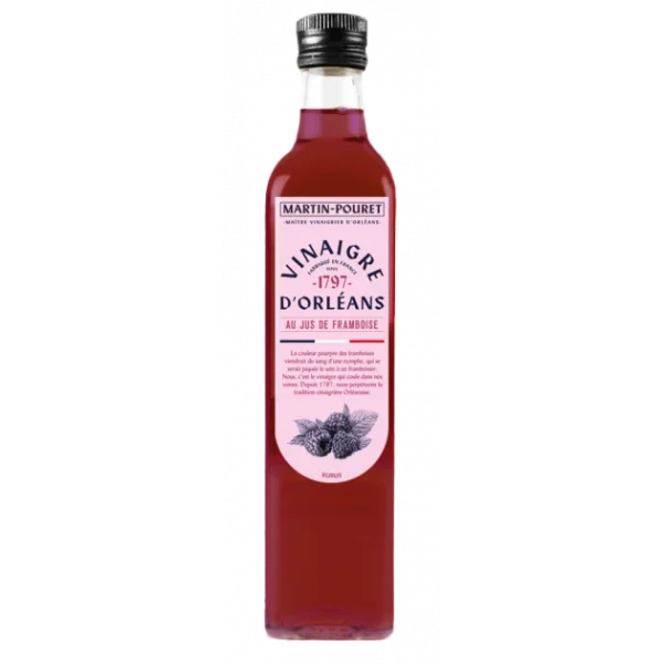 Vinaigre D’Orléans De Vin Blanc Framboise 50cl Martin Pouret 1