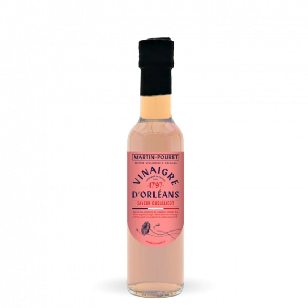 Vinaigre D’Orléans De Vin Blanc Coquelicot 25cl Martin Pouret 1