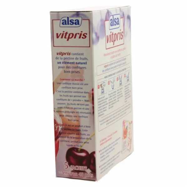 ALSA Vitpris Pectine De Fruits Pour Confitures 188g 4