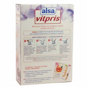 ALSA Vitpris Pectine De Fruits Pour Confitures 188g 12